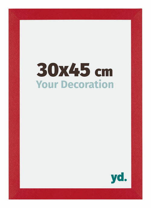 Mura MDF Marco de Fotos 30x45cm Rojo Parte delantera Tamano | Yourdecoration.es