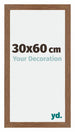 Mura MDF Marco de Fotos 30x60cm Roble Rustiek Parte delantera Tamano | Yourdecoration.es