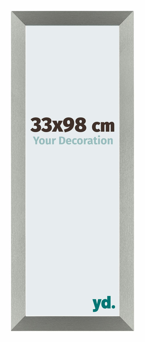 Mura MDF Marco de Fotos 33x98cm Champán Delantera Tamano | Yourdecoration.es