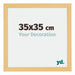 Mura MDF Marco de Fotos 35x35cm Haya Decor Parte delantera Tamano | Yourdecoration.es