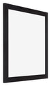 Mura MDF Marco de Fotos 35x35cm Negro grano de madera Parte delantera Oblicuo | Yourdecoration.es