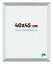Mura MDF Marco de Fotos 40x45cm Aluminio Cepillado Parte delantera Tamano | Yourdecoration.es