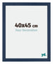 Mura MDF Marco de Fotos 40x45cm Azul oscuro barrido Parte delantera Tamano | Yourdecoration.es