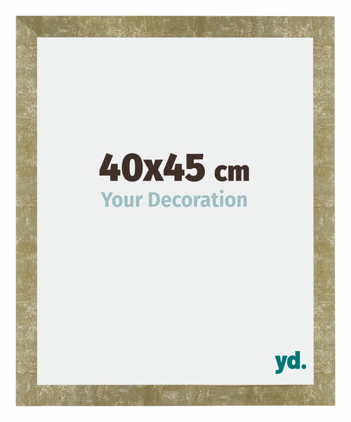 Mura MDF Marco de Fotos 40x45cm Dorado Antiguo Parte delantera Tamano | Yourdecoration.es