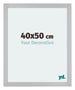 Mura MDF Marco de Fotos 40x50cm Plateado mate Parte delantera Tamano | Yourdecoration.es