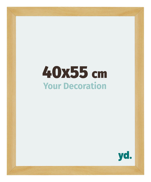 Mura MDF Marco de Fotos 40x55cm Decoracion de pino Parte delantera Tamano | Yourdecoration.es