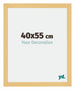 Mura MDF Marco de Fotos 40x55cm Haya Decor Parte delantera Tamano | Yourdecoration.es