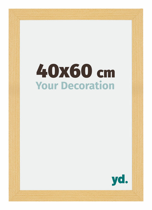 Mura MDF Marco de Fotos 40x60cm Haya Decor Parte delantera Tamano | Yourdecoration.es