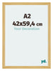 Mura MDF Marco de Fotos 42x59 4cm Decoracion de pino Parte delantera Tamano | Yourdecoration.es