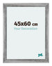 Mura MDF Marco de Fotos 45x60cm Gris barrido Parte delantera Tamano | Yourdecoration.es