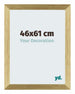 Mura MDF Marco de Fotos 46x61cm Dorado Brillante Delantera Tamano | Yourdecoration.es