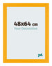 Mura MDF Marco de Fotos 48x64cm Amarillo Delantera Tamano | Yourdecoration.es
