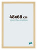Mura MDF Marco de Fotos 48x68cm Decoracion de arce Parte delantera Tamano | Yourdecoration.es