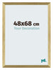 Mura MDF Marco de Fotos 48x68cm Dorado brillante Parte delantera Tamano | Yourdecoration.es