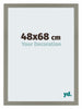 Mura MDF Marco de Fotos 48x68cm Gris Parte delantera Tamano | Yourdecoration.es