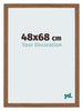 Mura MDF Marco de Fotos 48x68cm Roble Rustiek Parte delantera Tamano | Yourdecoration.es