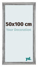 Mura MDF Marco de Fotos 50x100cm Gris barrido Parte delantera Tamano | Yourdecoration.es