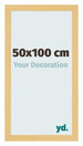 Mura MDF Marco de Fotos 50x100cm Haya Decor Parte delantera Tamano | Yourdecoration.es