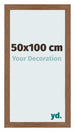 Mura MDF Marco de Fotos 50x100cm Roble Rustiek Parte delantera Tamano | Yourdecoration.es
