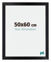 Mura MDF Marco de Fotos 50x60cm Negro Mat Parte delantera Tamano | Yourdecoration.es