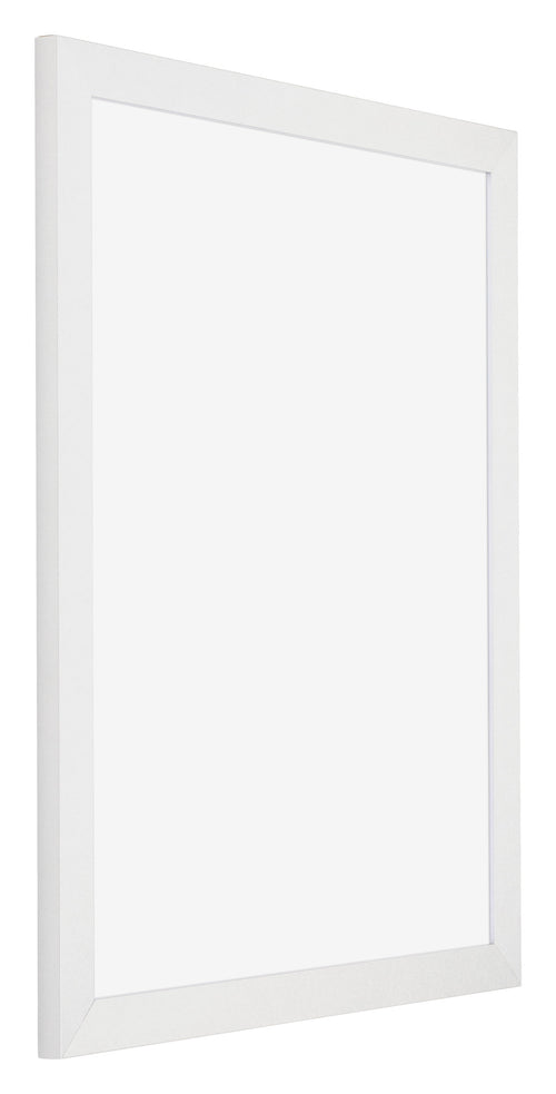 Mura MDF Marco de Fotos 50x65cm Blanco muy brillante Parte delantera Oblicuo | Yourdecoration.es