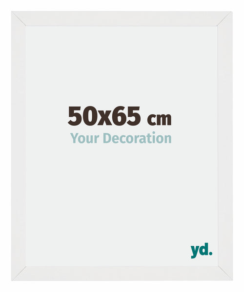 Mura MDF Marco de Fotos 50x65cm Blanco muy brillante Parte delantera Tamano | Yourdecoration.es