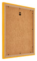 Mura MDF Marco de Fotos 55x55cm Amarillo Parte trasera Oblicuo | Yourdecoration.es