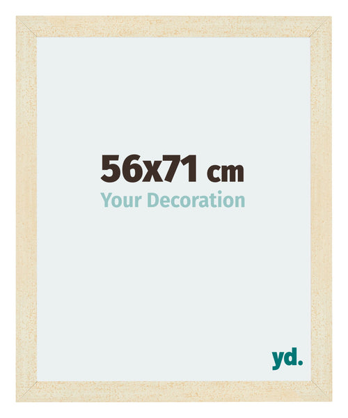Mura MDF Marco de Fotos 56x71cm Arena barrido Parte delantera Tamano | Yourdecoration.es