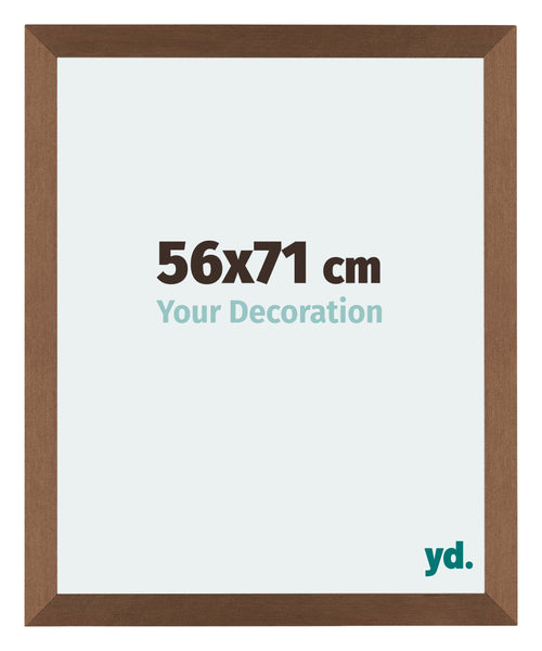 Mura MDF Marco de Fotos 56x71cm Decoración de cobre Parte delantera Tamano | Yourdecoration.es
