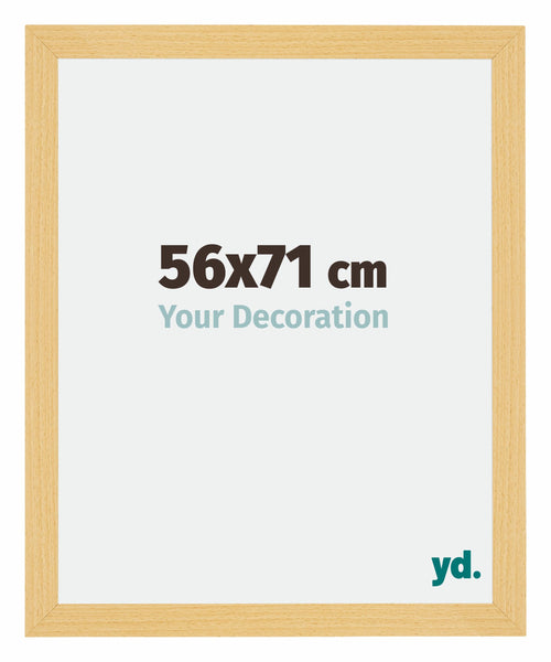 Mura MDF Marco de Fotos 56x71cm Haya Decor Parte delantera Tamano | Yourdecoration.es