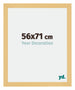 Mura MDF Marco de Fotos 56x71cm Haya Decor Parte delantera Tamano | Yourdecoration.es