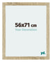 Mura MDF Marco de Fotos 56x71cm Sonoma Roble Parte delantera Tamano | Yourdecoration.es