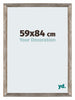 Mura MDF Marco de Fotos 59x84cm Metal Vintage Delantera Tamano | Yourdecoration.es