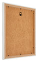 Mura MDF Marco de Fotos 60x60cm Blanco mate Parte trasera Oblicuo | Yourdecoration.es
