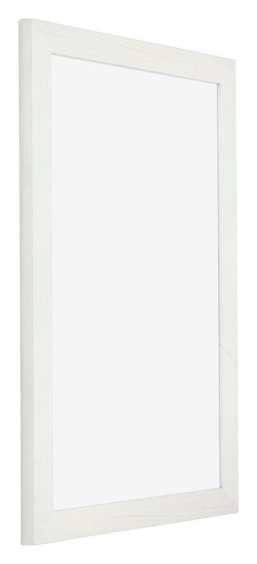 Mura MDF Marco de Fotos 60x90cm Blanco barrido Parte delantera Oblicuo | Yourdecoration.es
