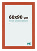 Mura MDF Marco de Fotos 60x90cm Naranja Parte delantera Tamano | Yourdecoration.es