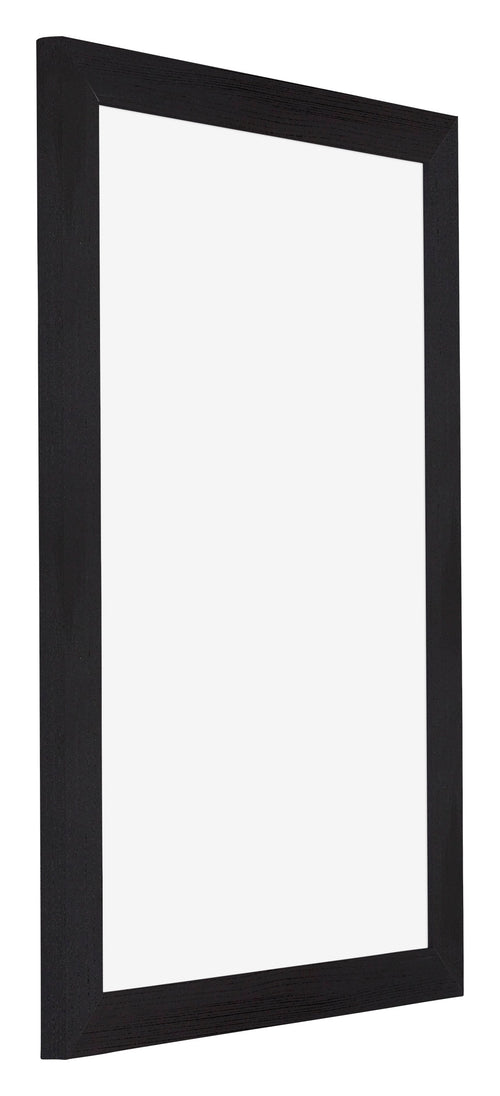 Mura MDF Marco de Fotos 61x91 5cm Negro grano de madera Parte delantera Oblicuo | Yourdecoration.es