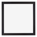 Mura MDF Marco de Fotos 70x70cm Negro grano de madera Parte delantera | Yourdecoration.es