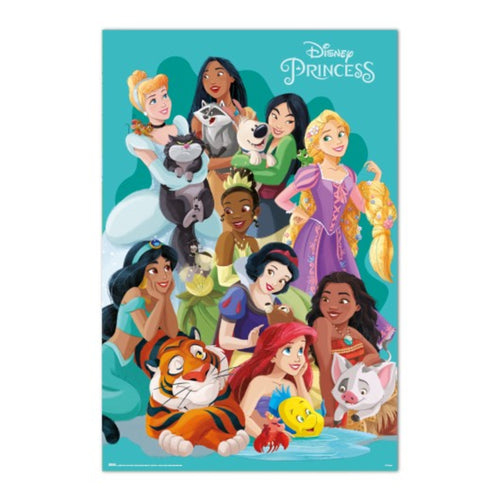 Poster Disney Princesses And Pets 61x91 5cm GPE5963 | Yourdecoration.es