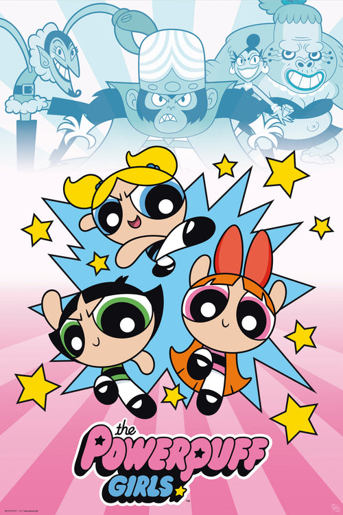 Poster Powerpuff Girls Vs Villains 61x91 5cm GBYDCO564 | Yourdecoration.es