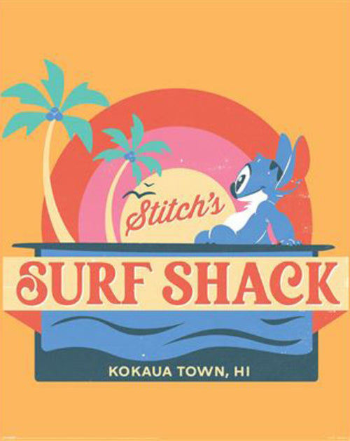 Poster Stitch Surf Shack 40x50cm MPP2501419 | Yourdecoration.es