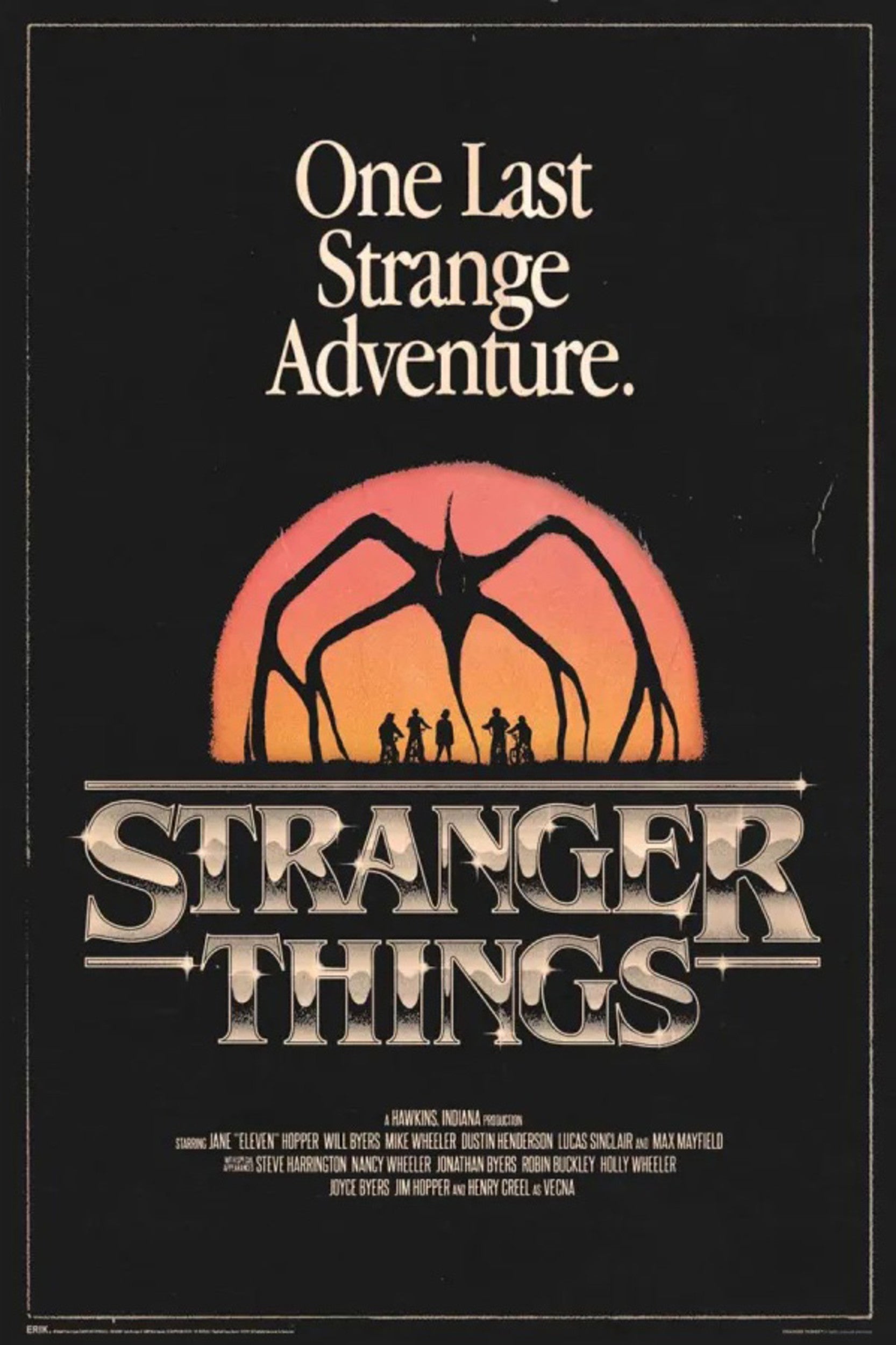 Stranger Things S5 One last Adventure Póster 61x91,5cm