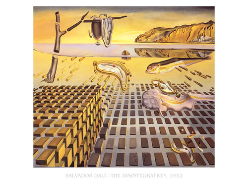 Reproducción de arte Salvador Dali La Desintegration de la Persistance de la Memoire 80x60cm SD 508 PGM | Yourdecoration.es