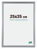 Tucson Aluminio Marco de Fotos 25x35cm Plateado cepillado Parte delantera Tamano | Yourdecoration.es