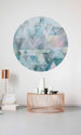 d1 011 komar blueprism Fotomural Tejido No Tejido 125x125cm Redondo Ambiente | Yourdecoration.es