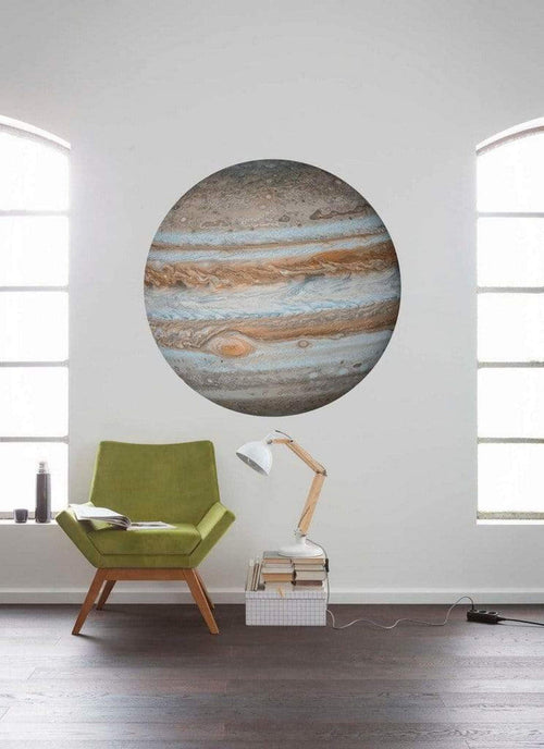 d1 017 komar jupiter Fotomural Tejido No Tejido 125x125cm Redondo Ambiente | Yourdecoration.es