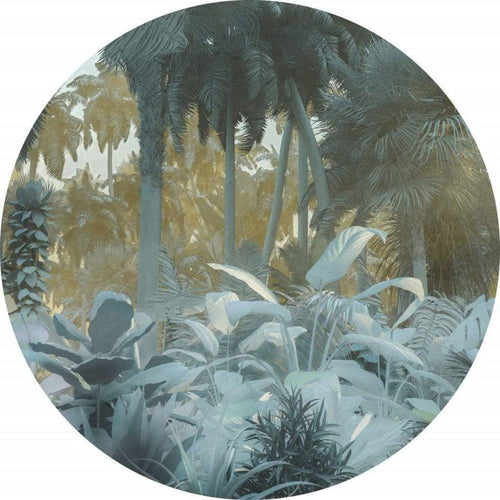 d1 047 komar exotic jungle Fotomural Tejido No Tejido 125x125cm Redondo | Yourdecoration.es