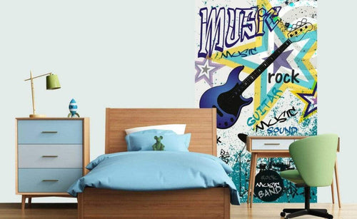 dimex blue guitar Fotomural Tejido No Tejido 150x250cm 2 Tiras Ambiente dc1d424b 62ac 4066 af8c 64350f598da0 | Yourdecoration.es