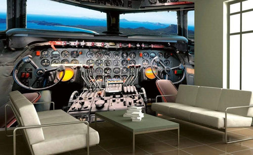 dimex cockpit view Fotomural Tejido No Tejido 375x250cm 5 Tiras Ambiente 7d7a9d93 546d 4b86 b98a 82b464fe1103 | Yourdecoration.es