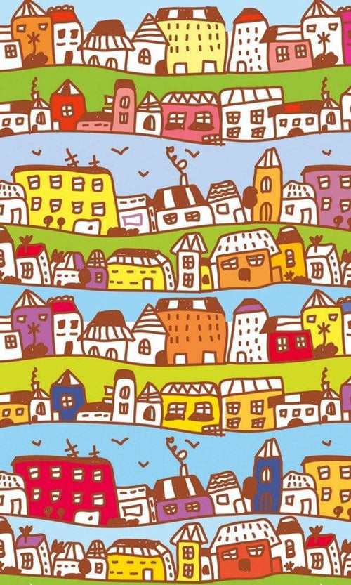 dimex houses in town Fotomural Tejido No Tejido 150x250cm 2 Tiras cce32c02 10ce 457a 9c0f 7b780abb3329 | Yourdecoration.es